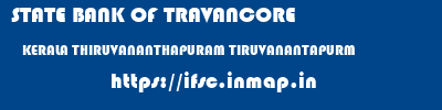 STATE BANK OF TRAVANCORE  KERALA THIRUVANANTHAPURAM TIRUVANANTAPURM   ifsc code